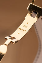 8URX Cartier « Tank Fabergé/Square Incurvée PARIS » réf. 78101 en or jaune, circa 1973 - Buckle Inside