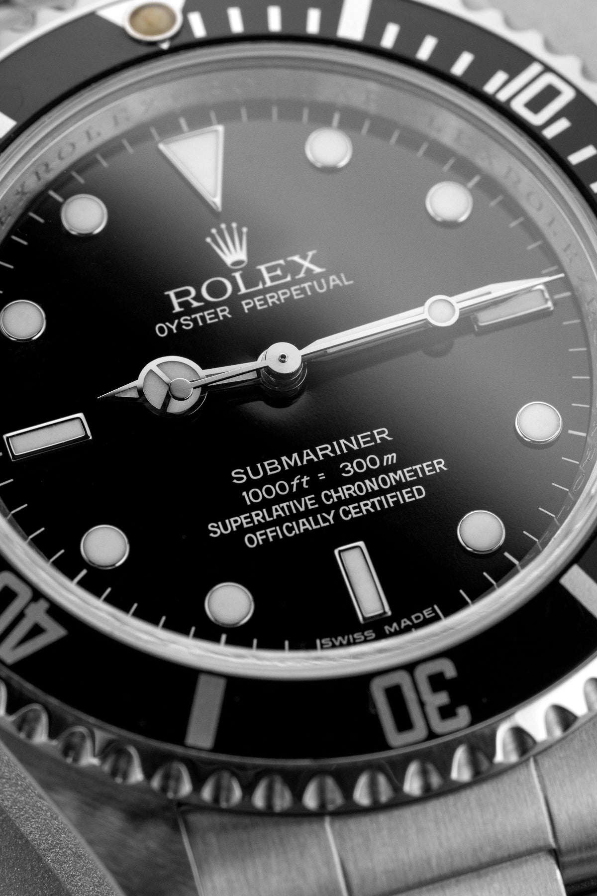93LD Rolex Submariner 型號 14060M，2009-2010 年——Full Set - 錶盤