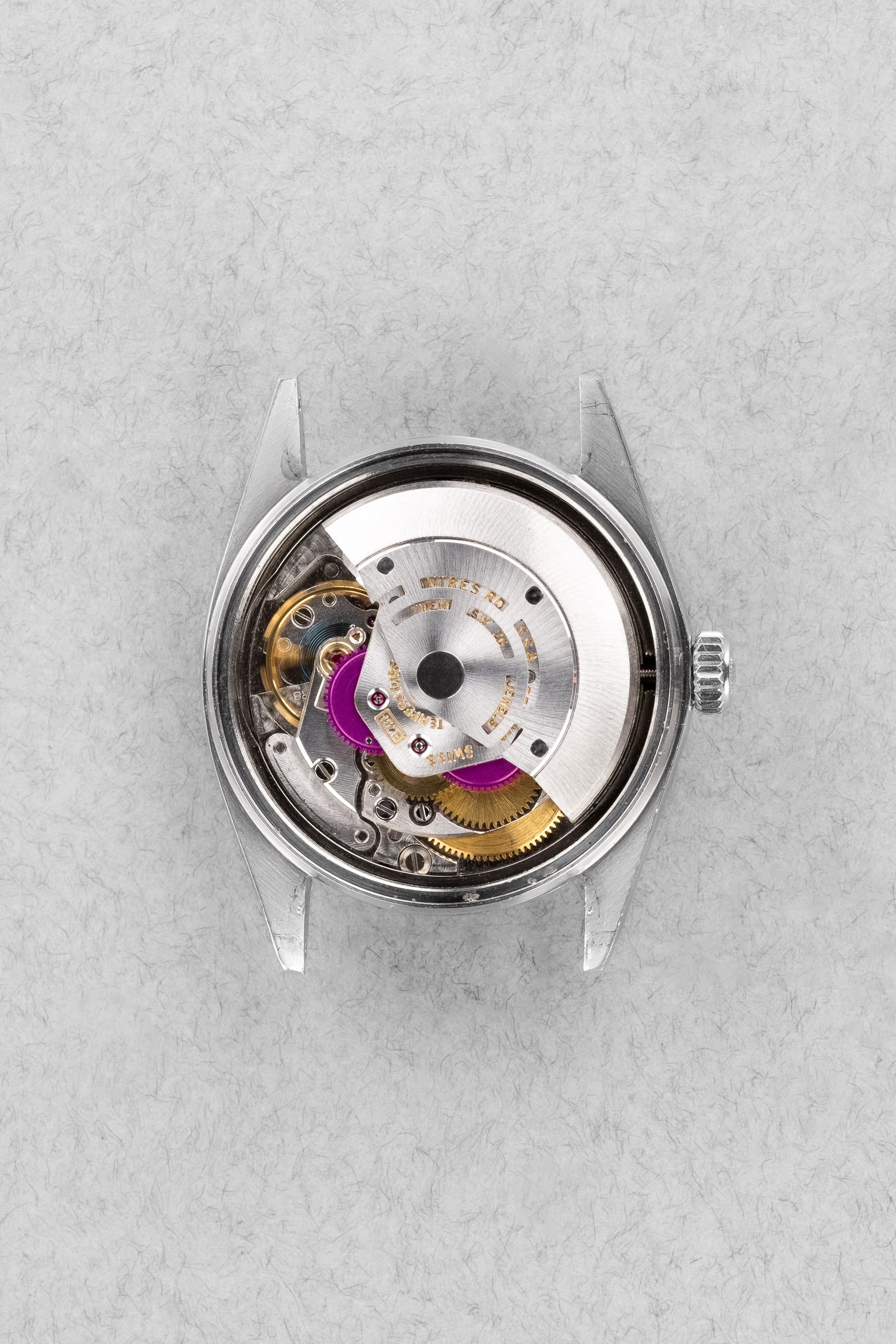 PUSP Rare et fascinante Rolex Datejust 1601 « Lavande » de 1970 - Movement