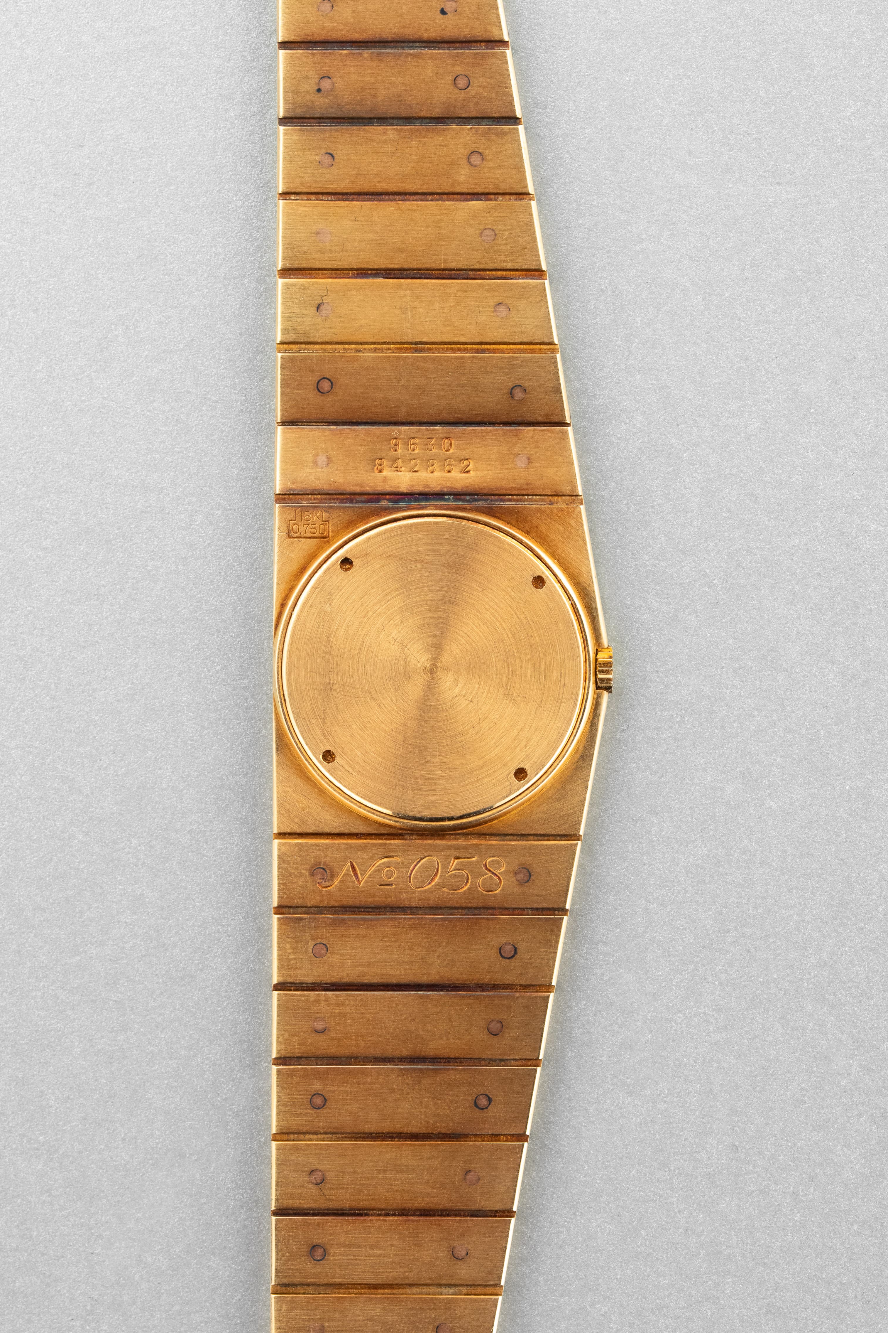 9F79 Exceptionnelle Rolex King Midas/Cellini en or jaune, réf. 9630, de 1963 – La 1ère MIDAS - Back