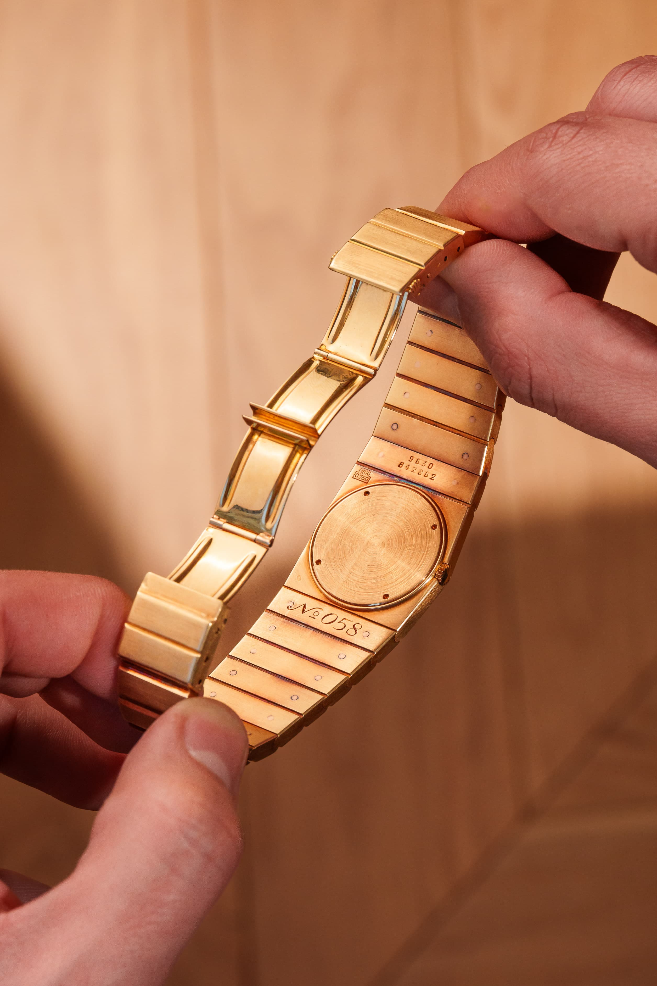 9F79 Exceptionnelle Rolex King Midas/Cellini en or jaune, réf. 9630, de 1963 – La 1ère MIDAS - Back