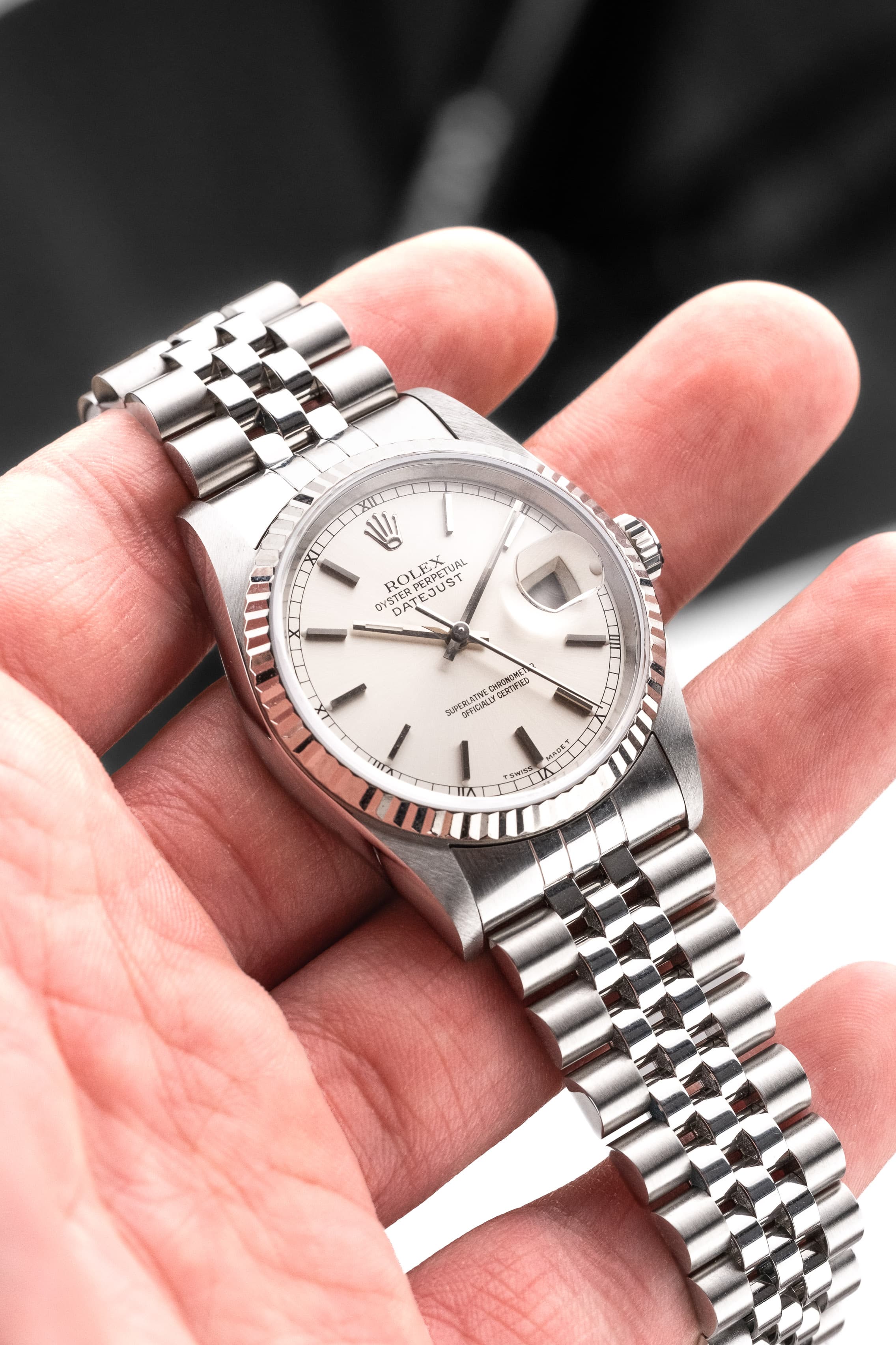 S2X5 Rolex Datejust 16234 « Silver » de 1996 - Lifestyle