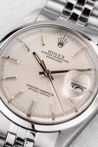 ADZN Rolex Datejust Ref. 1600 in Stahl von 1975 – „Silver“-Zifferblatt - Zifferblatt