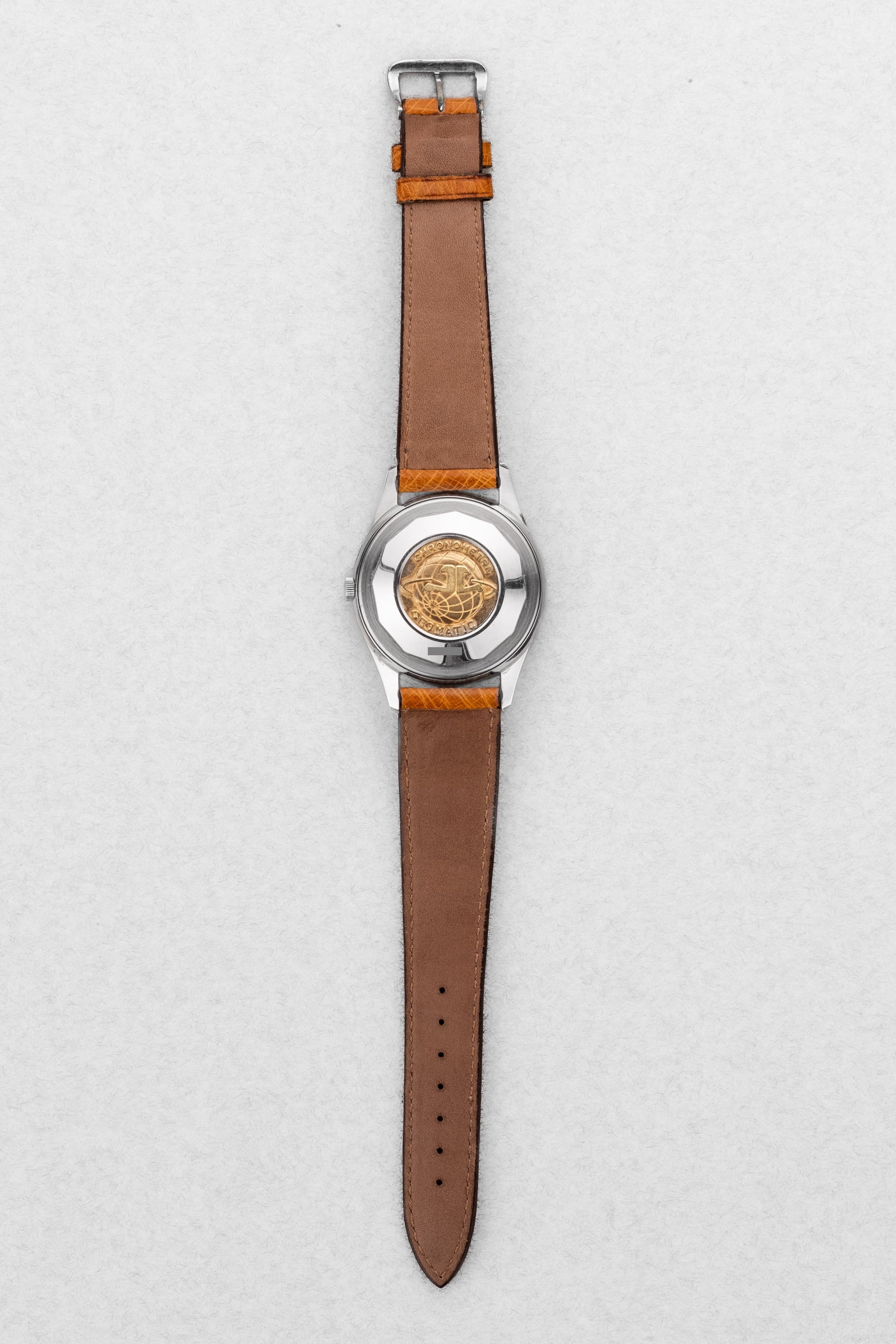 AY2Y-WA Exceptionnelle Jaeger-LeCoultre Chronomètre Geomatic E399 en acier, circa 1962 – Jamais polie - Overview