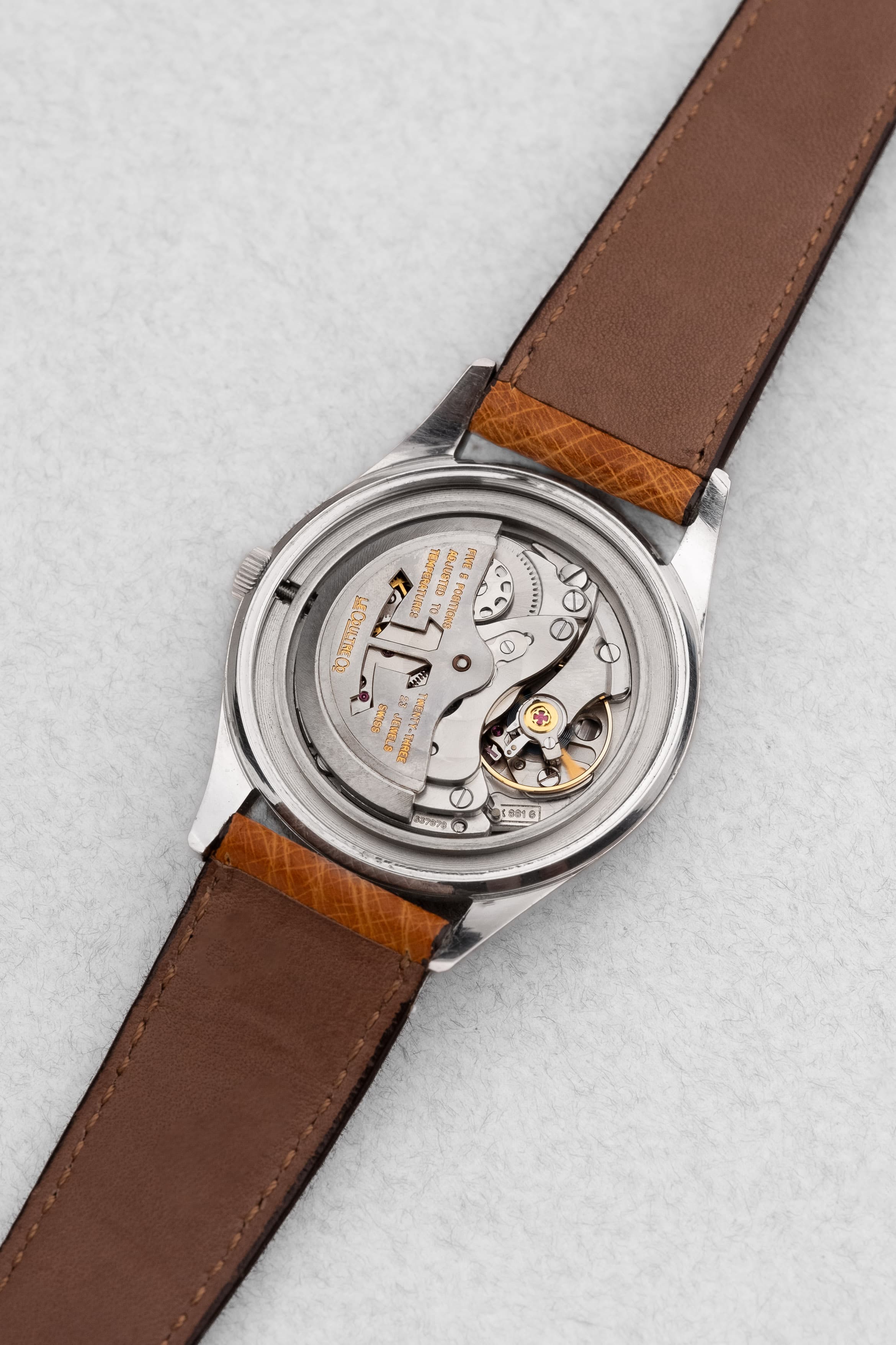 AY2Y-zr Exceptionnelle Jaeger-LeCoultre Chronomètre Geomatic E399 en acier, circa 1962 – Jamais polie - Movement