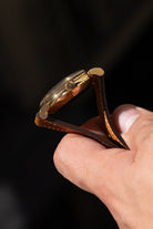 AYSF Superb Omega “Fab. Suisse” Automatic in Rose Gold, circa 1953 – N.O.S. - Right side