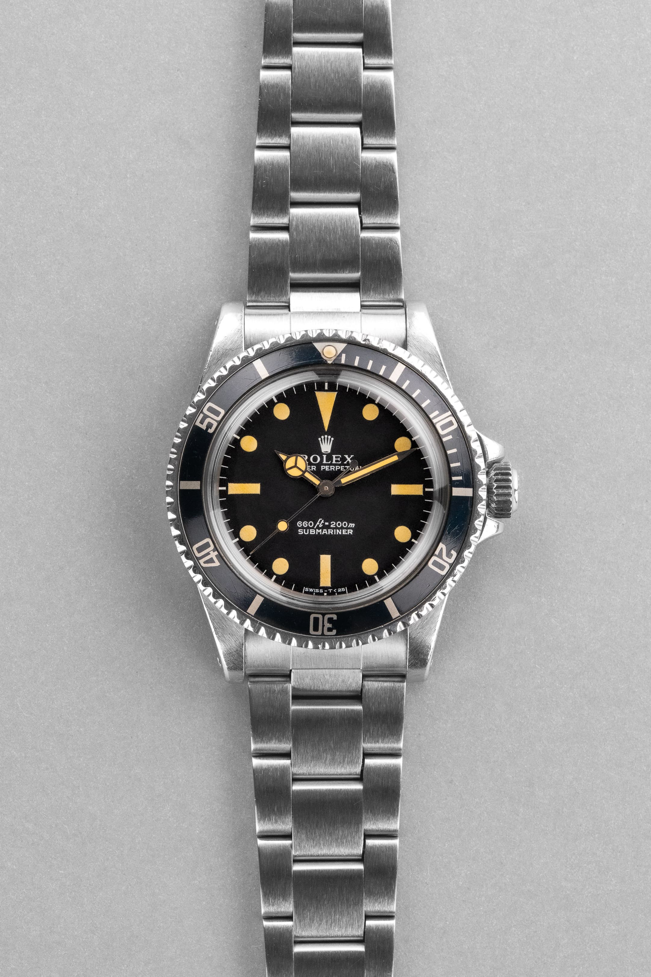BFAV Rolex Submariner réf. 5513 « Non Serif Dial » de 1977-1978 - Front