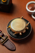 C9AB Rarissime Mido Multi-Centerchrono en or massif 14 carats, circa 1945 - Back