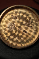 C9AB Rarissime Mido Multi-Centerchrono en or massif 14 carats, circa 1945 - Inside case back