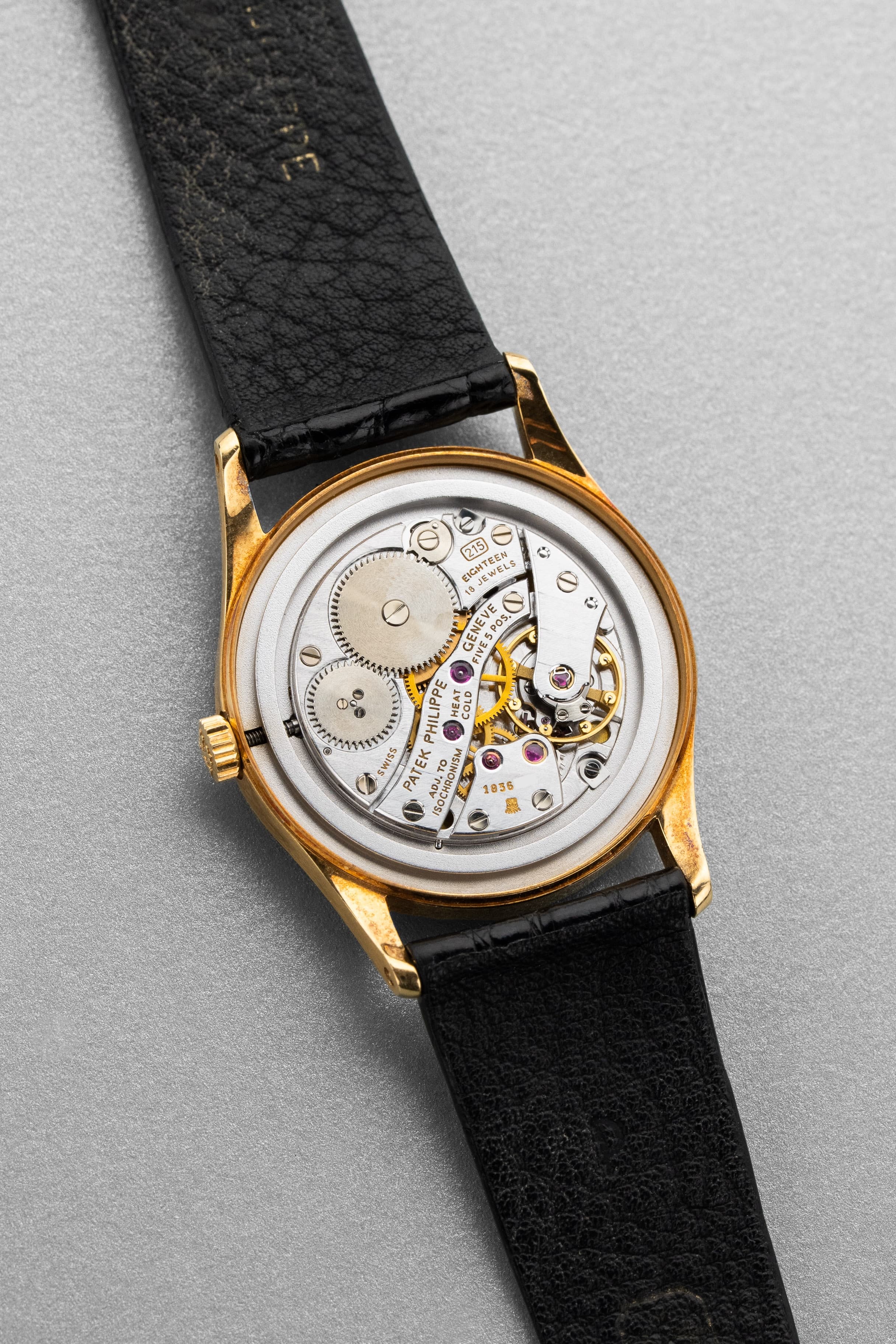 CPCQ Patek Philippe Calatrava réf. 3796D « Clous de Paris » en or jaune, circa 1993 – Parfait état - Movement