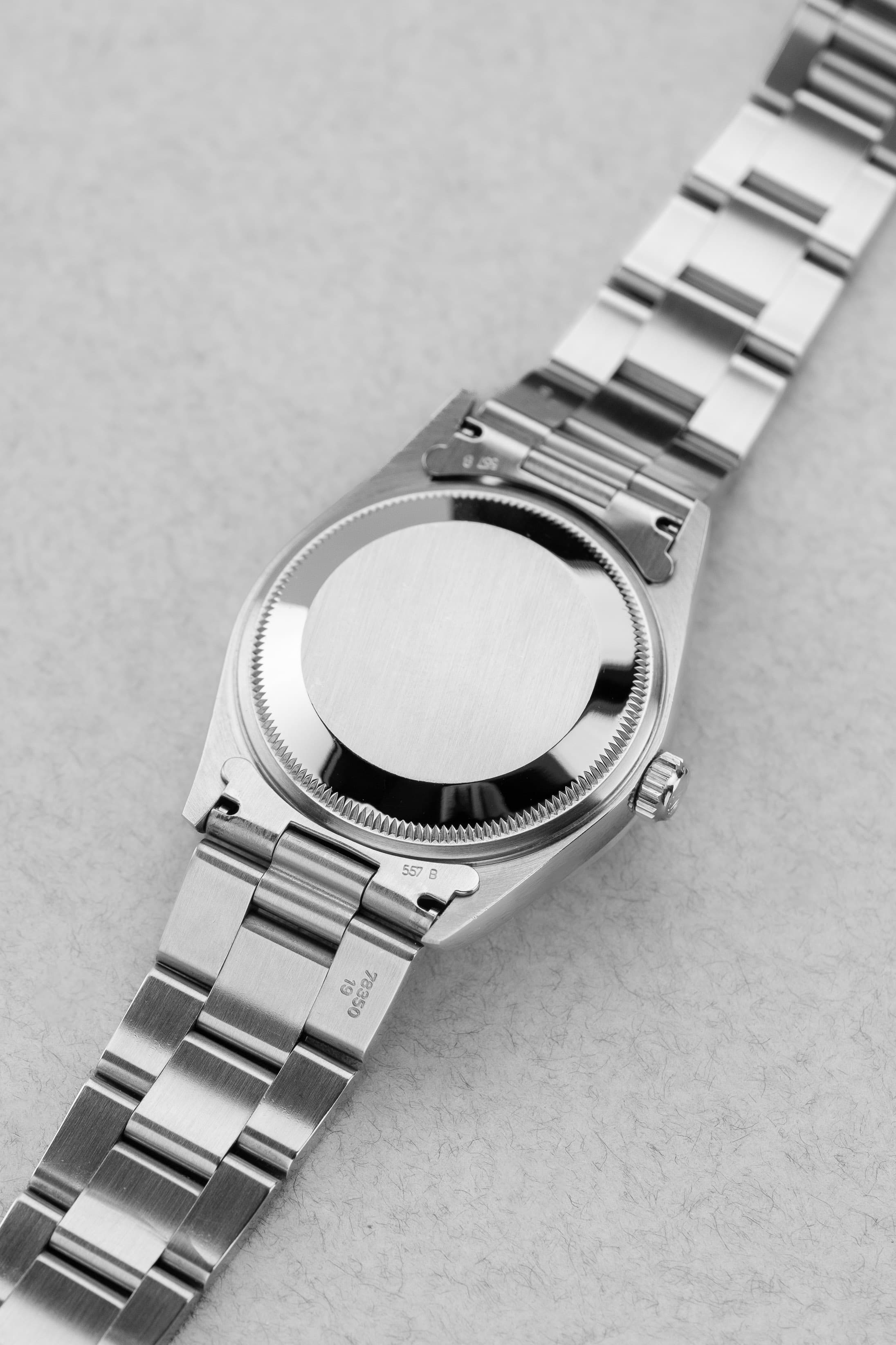 CYNX-Z1 Rolex Oyster Perpetual Date 15200 de 1995-1996 – Cadran bleu - Back