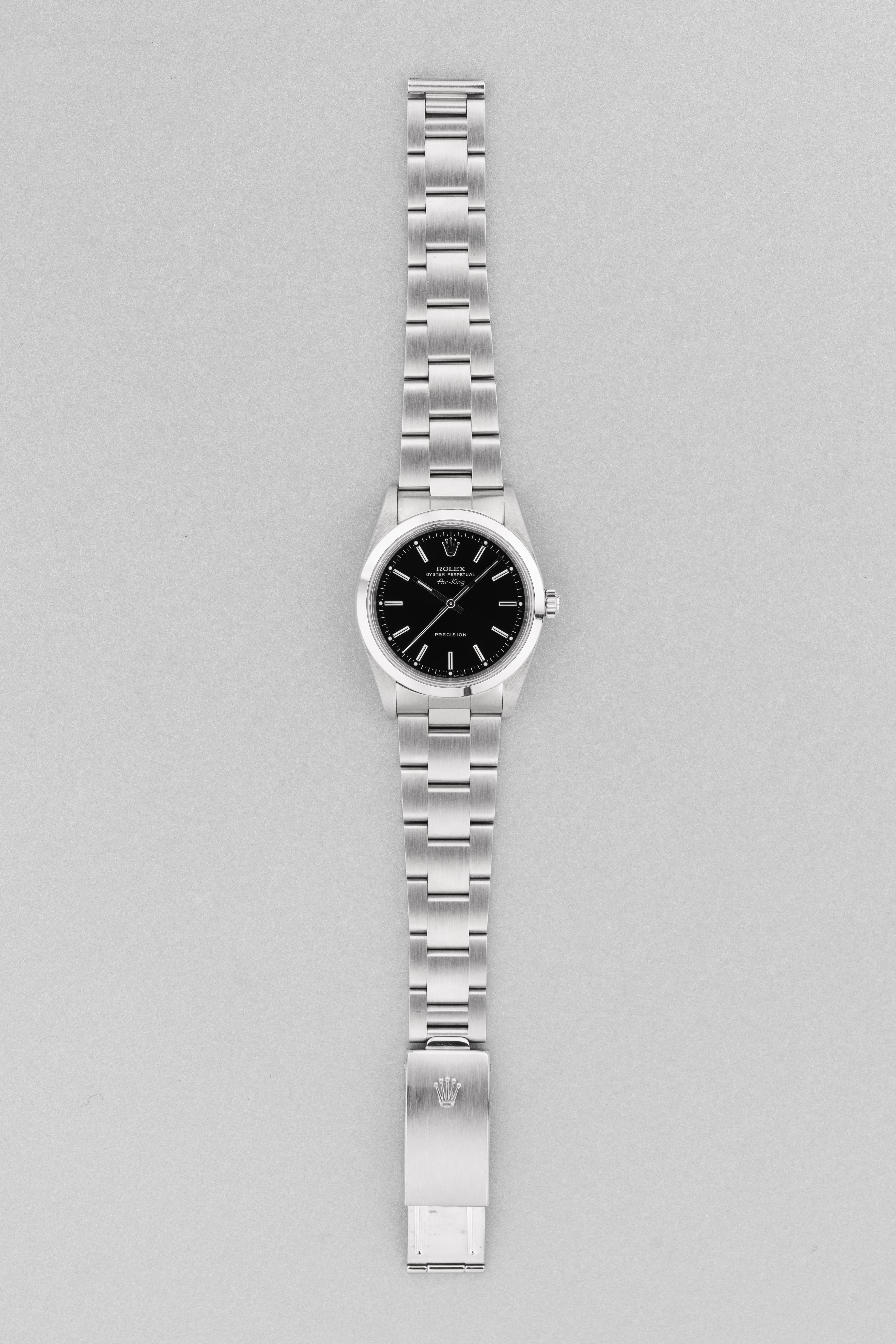 CYXZ Rolex Air-King réf. 14000M de 2005 – Cadran noir - Overview