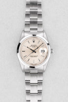D5XS Rolex Oyster Perpetual Date réf. 15200 de 2000 – Cadran « Silver » - Front