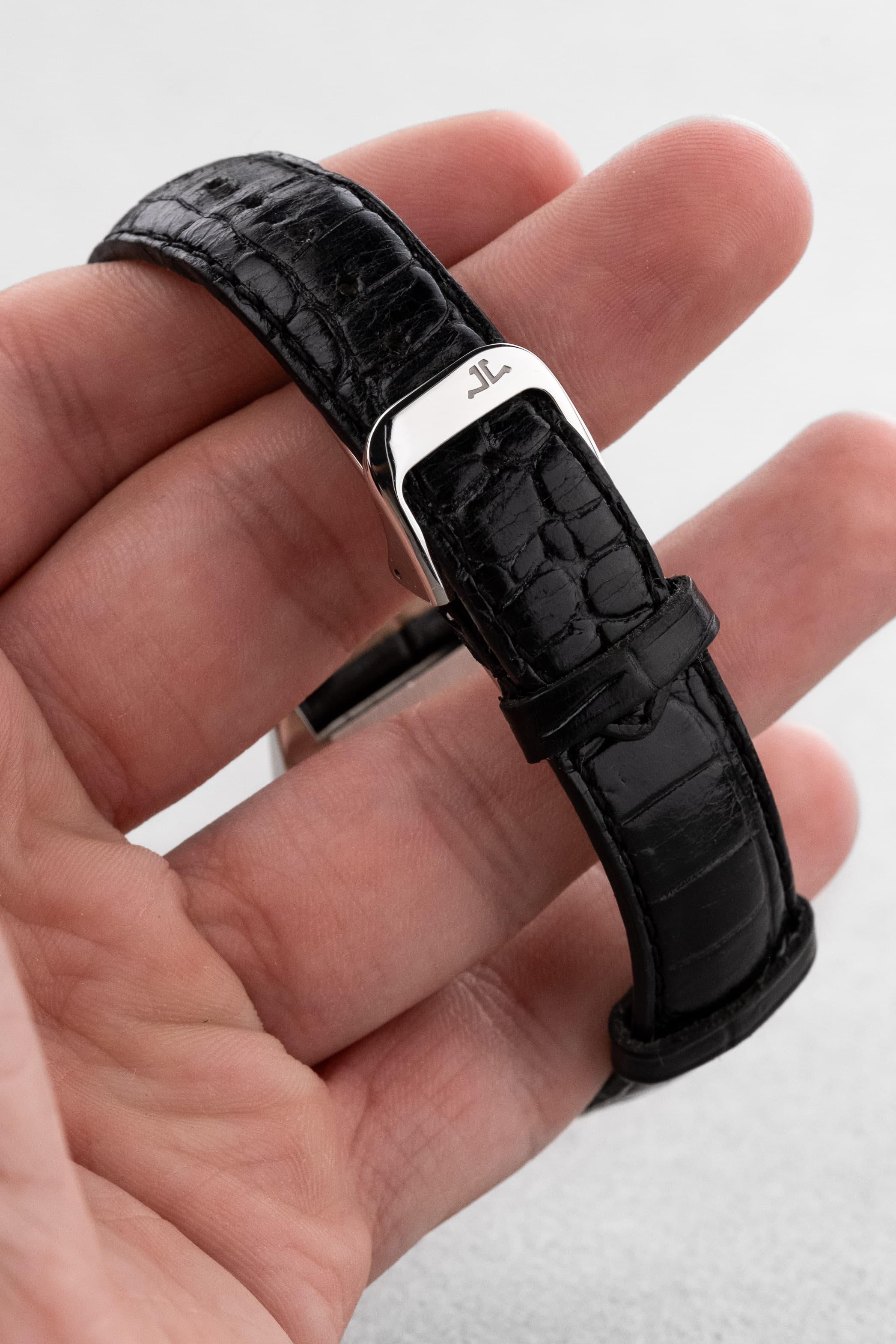 D9CS-fE Jaeger-LeCoultre Reverso « Grande Taille » en acier, réf. 270.8.62/Q2708410 - Buckle Outside