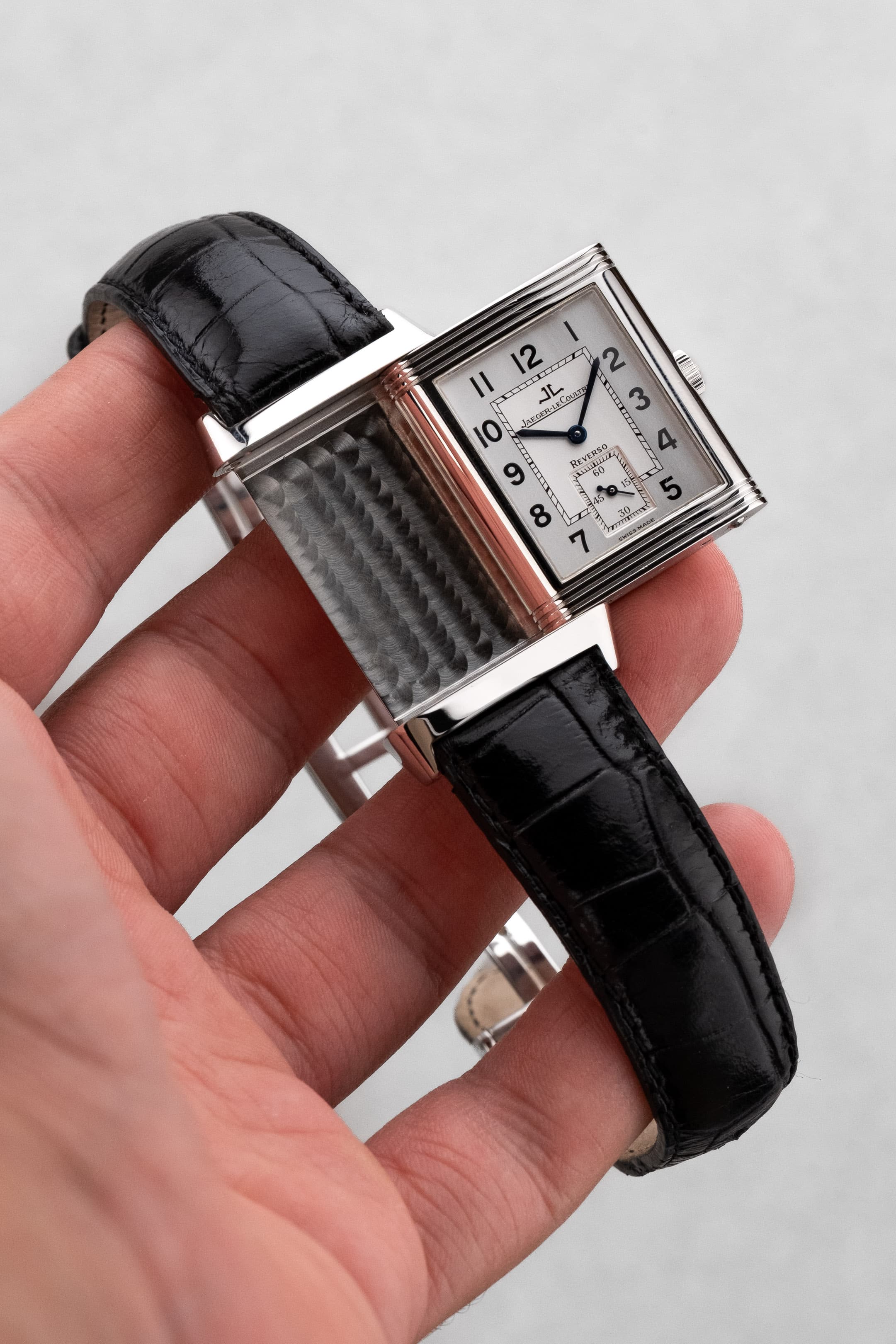 D9CS-rI Jaeger-LeCoultre Reverso « Grande Taille » en acier, réf. 270.8.62/Q2708410 - Overview