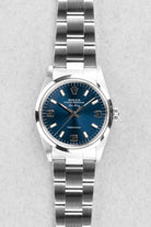 DC5U Rolex Air-King 14000 de 1999 – Cadran bleu « Explorer 3-6-9 » - Front