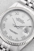 DFDK Rolex Datejust réf. 16234 de 2000 – Cadran « Silver Roman No Lume » - Dial