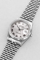 DFDK Rolex Datejust réf. 16234 de 2000 – Cadran « Silver Roman No Lume » - Three Quarters