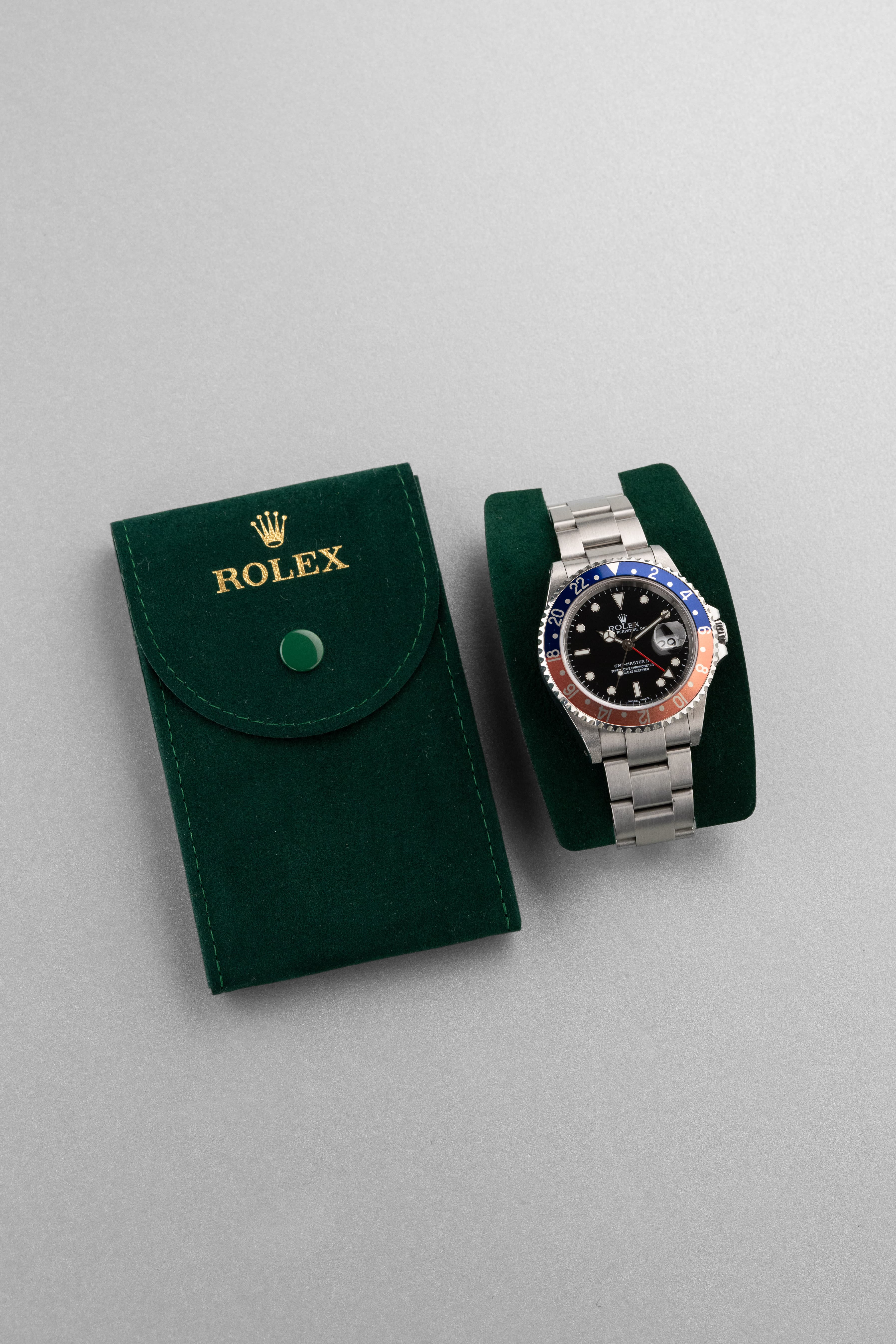DRL7 Rolex GMT-Master II réf. 16710 « Pepsi » de 2000-2001 – Insert « Faded » - Set