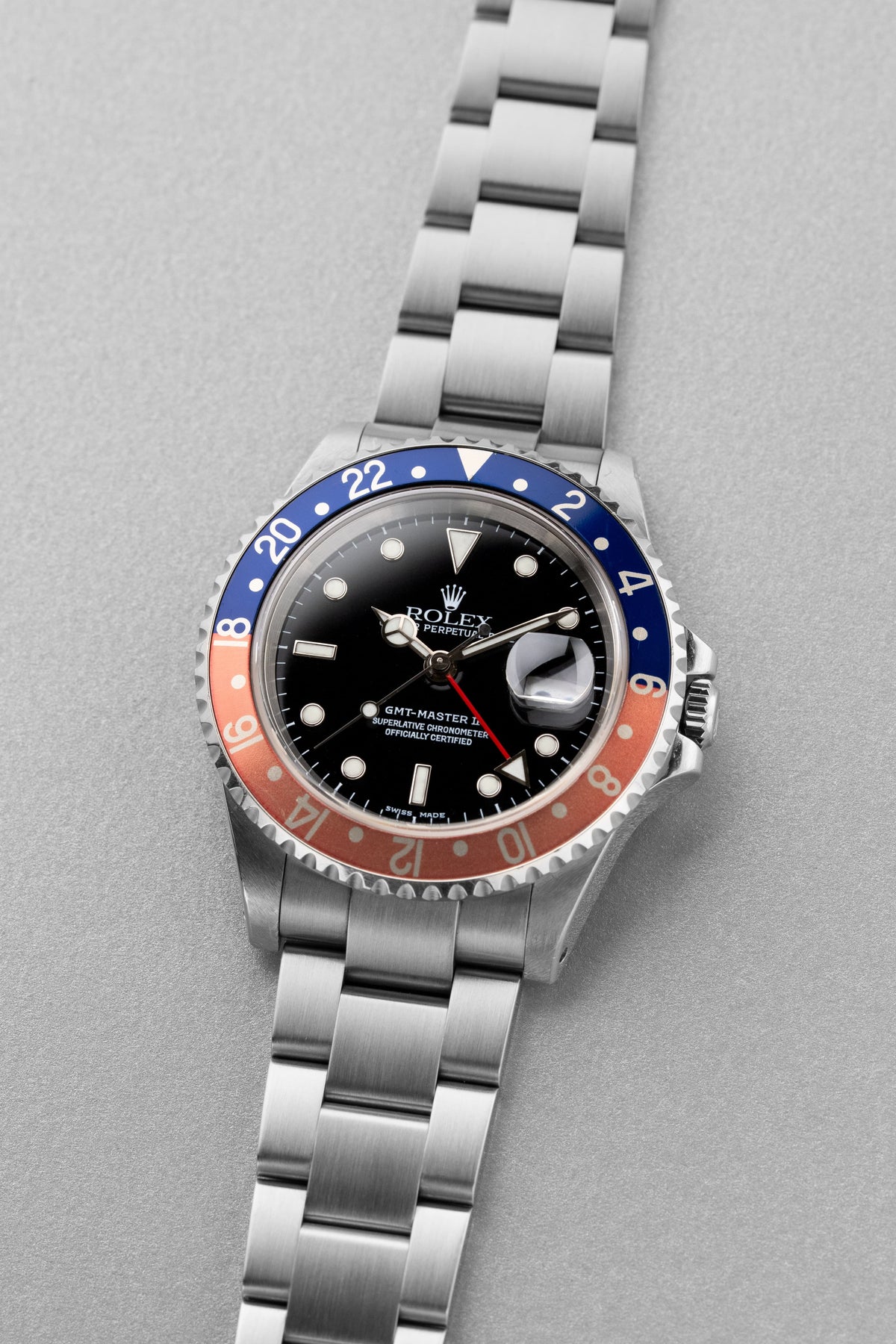 DRL7 Rolex GMT-Master II réf. 16710 « Pepsi » de 2000-2001 – Insert « Faded » - Three Quarters