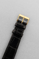 E25M Jaeger-LeCoultre Chronomètre Geomatic ref. E398 استثنائية من الذهب الأصفر، حوالي عام 1965 - الإبزيم من الخارج