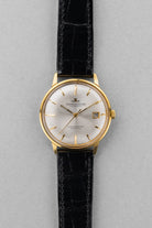 E25M Jaeger-LeCoultre Chronomètre Geomatic ref. E398 استثنائية من الذهب الأصفر، حوالي عام 1965 - الواجهة
