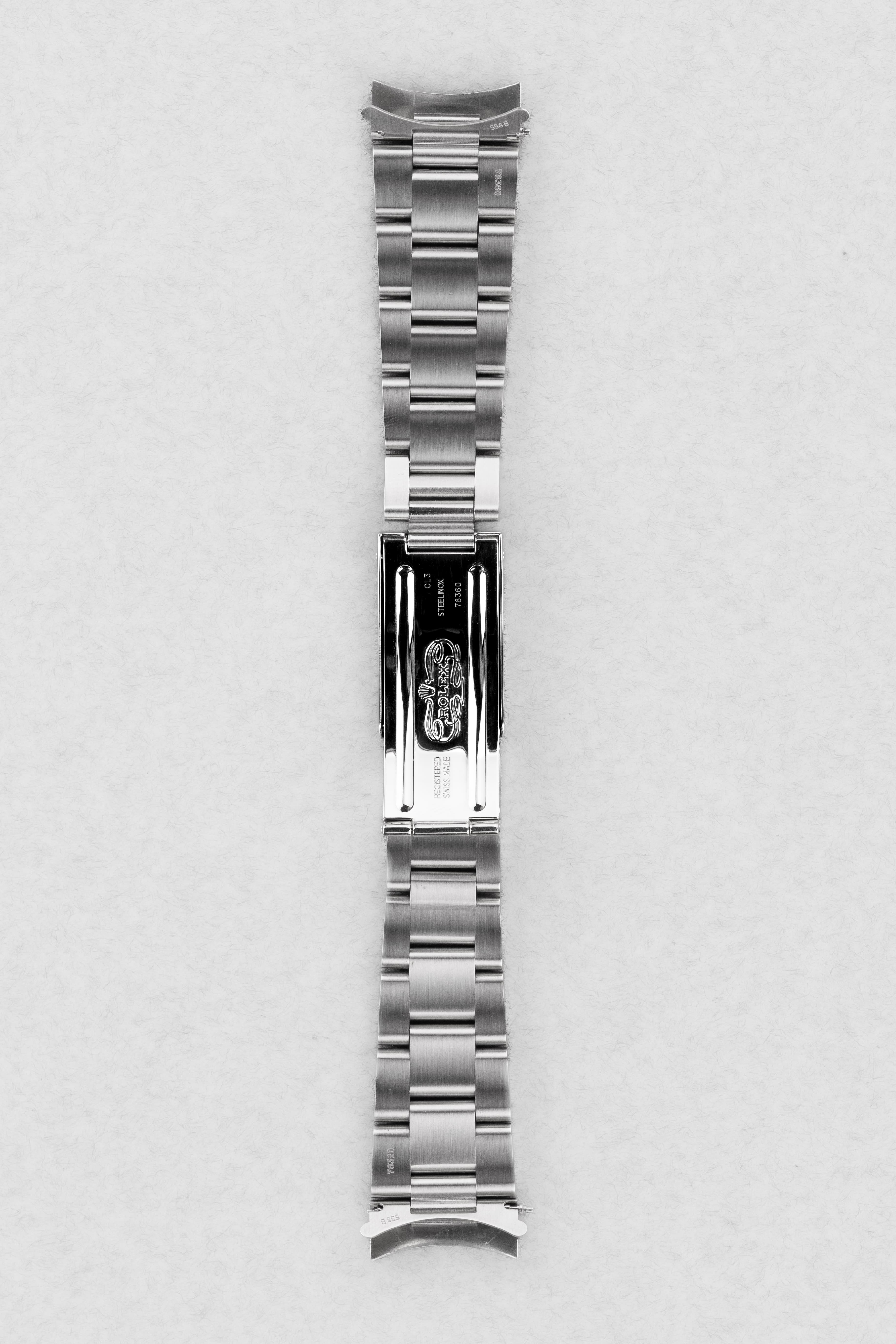 E3KB Rolex Datejust réf. 16200 de 2002 – Cadran « Silver Roman No Lume » + Garantie d'origine - Bracelet Back
