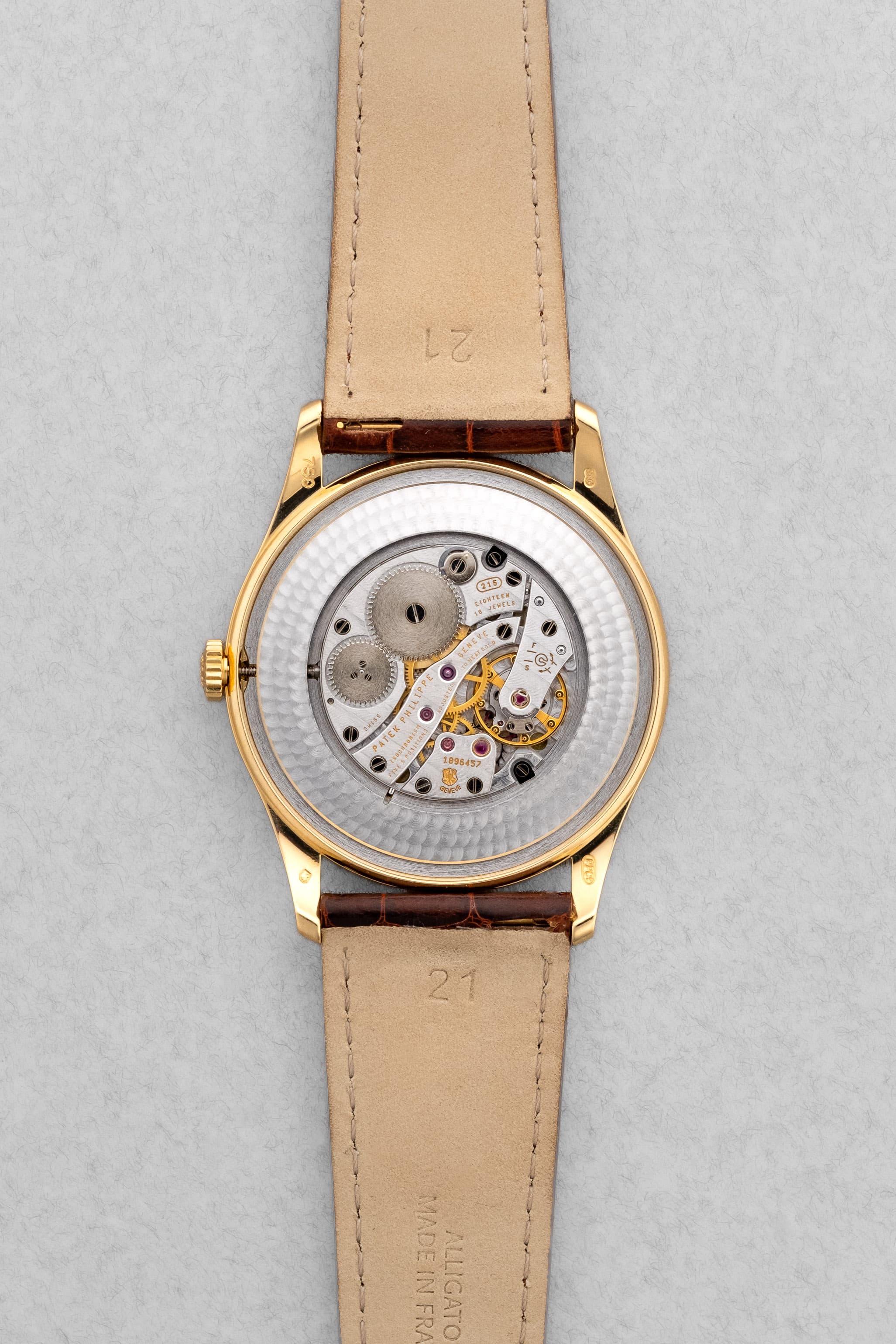 EBRH Élégante Patek Philippe Calatrava en or jaune, réf. 5196J de 2005-2006 – Parfait état - Movement