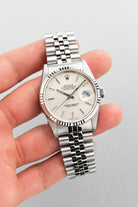 EDVA Rolex Datejust réf. 16234 « Silver » en acier de 1988 - Lifestyle