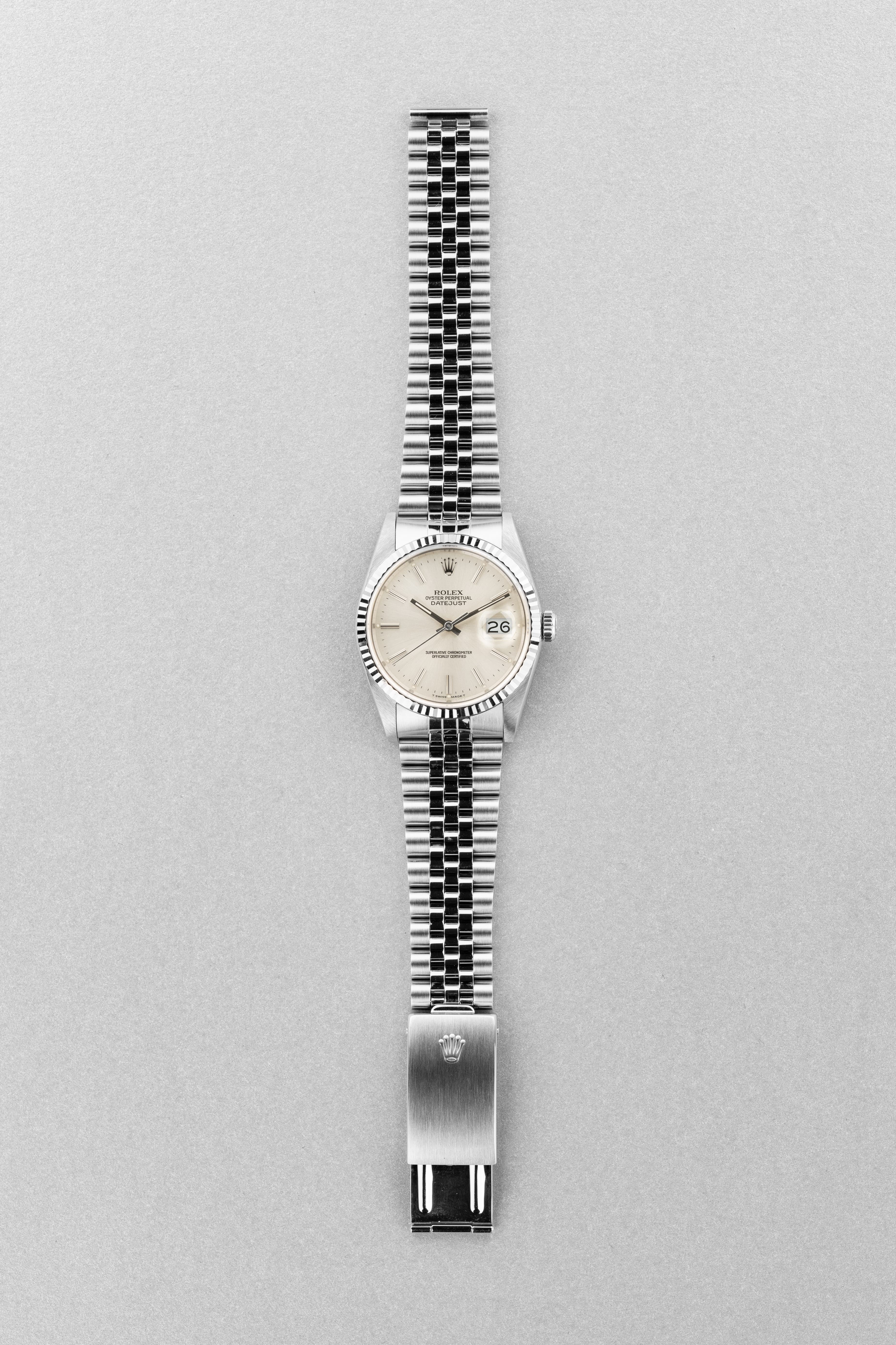EDVA Rolex Datejust réf. 16234 « Silver » en acier de 1988 - Overview