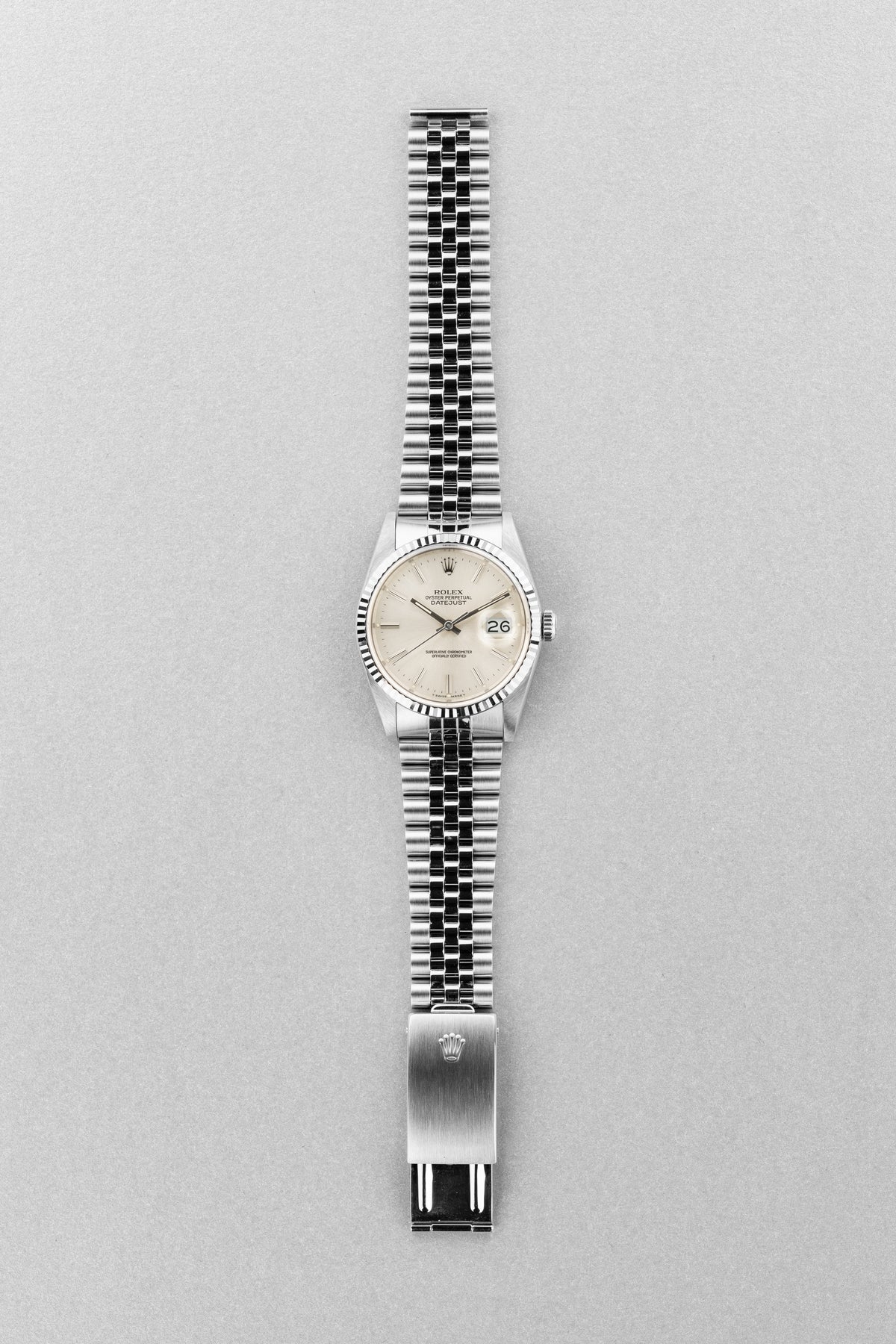 EDVA Rolex Datejust réf. 16234 « Silver » en acier de 1988 - Overview