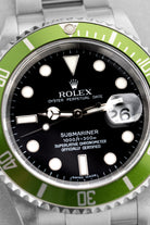 EK3V Rolex Submariner Date réf. 16610LV « Kermit » de 2006 – Insert « Lime » + Cadran Mark III - Dial
