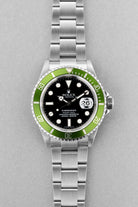 EK3V Rolex Submariner Date réf. 16610LV « Kermit » de 2006 – Insert « Lime » + Cadran Mark III - Front