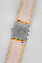 EPPE Superbe Vacheron Constantin « Tank » Lapis Lazuli en or blanc, calibre 1003 Extra-Plat, circa 1975 - Back