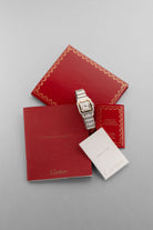 ESPH Cartier Santos Galbée「GM」型號 1566 不鏽鋼與黃金腕錶，1999 年——Full Set - 全套