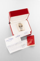ESPH Cartier Santos Galbée「GM」型號 1566 不鏽鋼與黃金腕錶，1999 年——Full Set - 全套