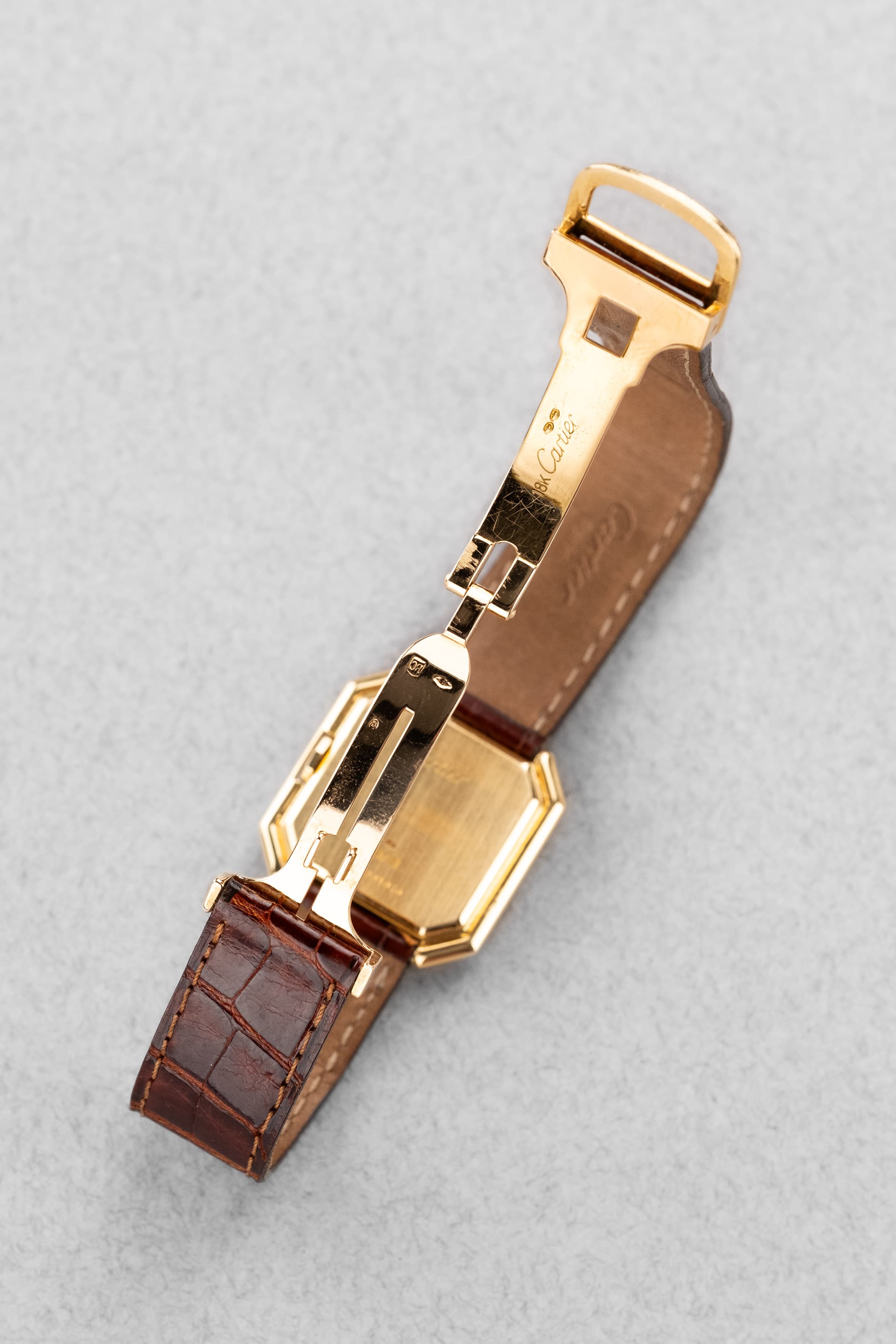 ETPY Cartier Ceinture GM « Paris » réf. 78099 des années 1970 – Grand Modèle - Inside case back