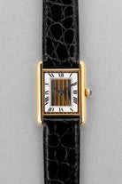 EYWJ Cartier Tank Must Quartz GM 5 “White Trinity + Roman Art Déco”, circa 1990 - Front