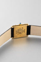 EYWJ Cartier Tank Must Quartz GM 5 “White Trinity + Roman Art Déco”, circa 1990 - Right side