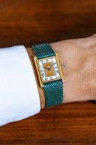 EYWJ Cartier Tank Must Quartz GM 5 “White Trinity + Roman Art Déco”, circa 1990 - Wristshot