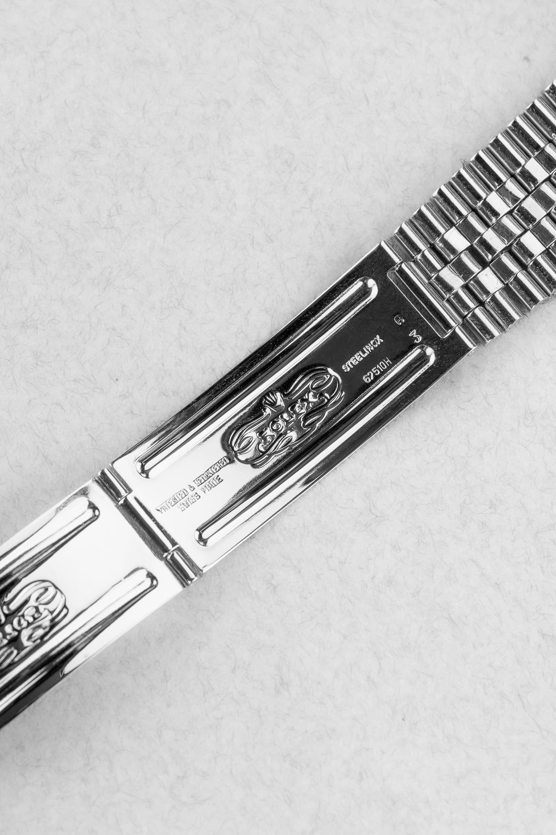 FJGH Rolex Datejust réf. 1601 en acier de 1970 – Cadran « Silver Wide Boy » - Buckle Inside