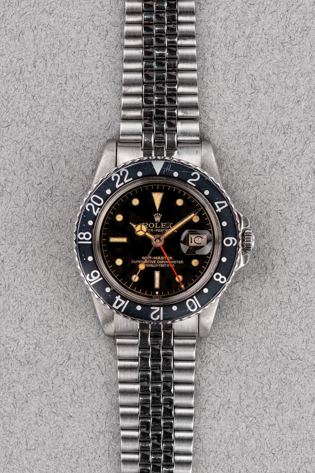 1963 Rolex GMT-Master 1675 Gilt PCG/Cornino Exclamation Point