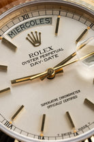 G24K Superbe Rolex Day-Date réf. 18038 de 1978 en or jaune - Dial