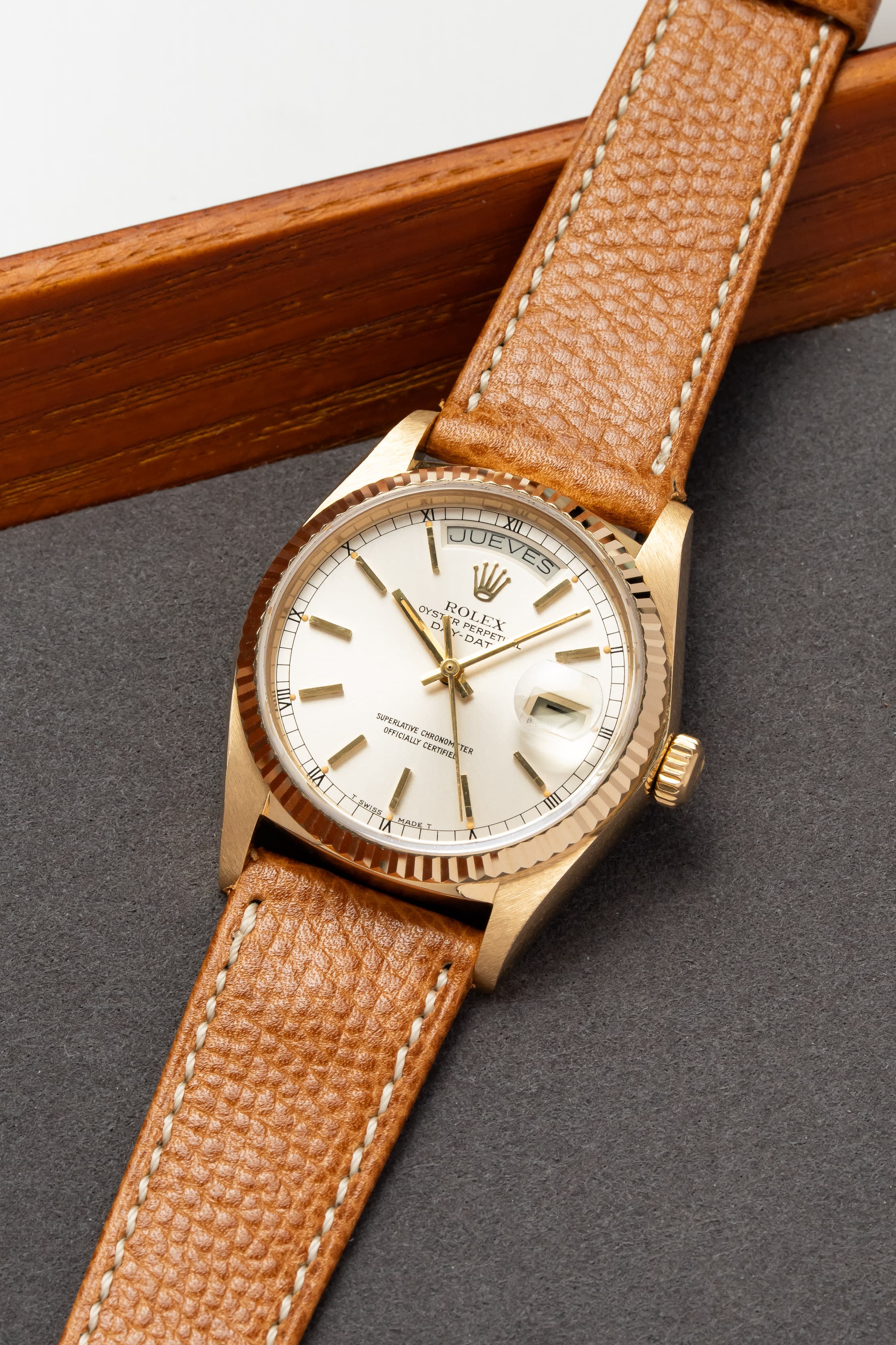 G24K Superbe Rolex Day-Date réf. 18038 de 1978 en or jaune - Overview