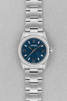 GF7V Rolex Oyster Perpetual 31 ref. 77080 del 2002 – Quadrante blu «Explorer 3-6-9» - Fronte