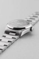 GF7V Rolex Oyster Perpetual 31 ref. 77080 del 2002 – Quadrante blu «Explorer 3-6-9» - Lato destro