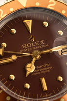 GRYW Rolex GMT-Master 1675/3 不鏽鋼與黃金腕錶，1972 年——Full Set & Hecho en México - 錶盤