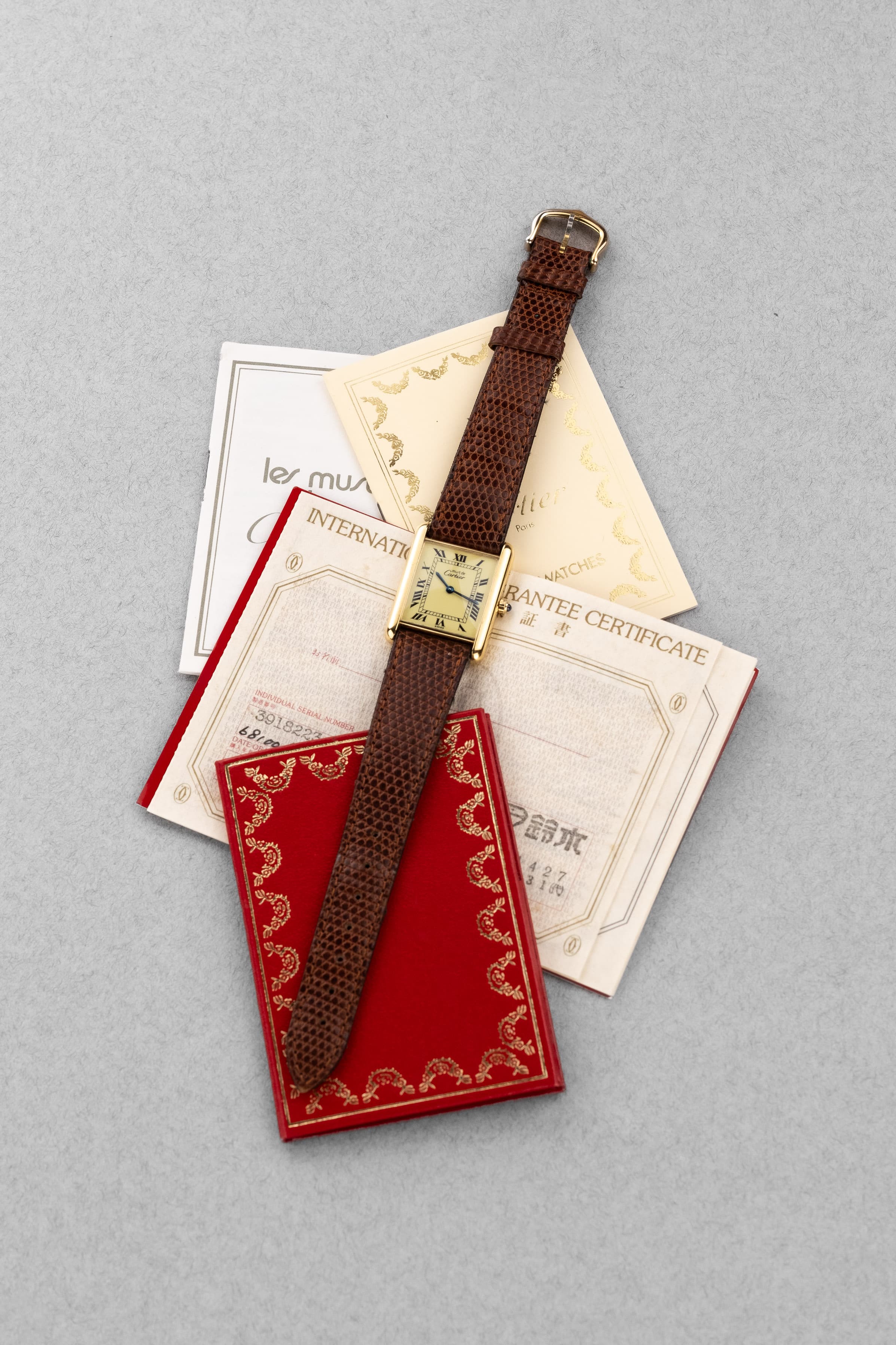 HHLV Cartier Tank Must Grande Taille « Ivory Roman » – Full Set - Overview