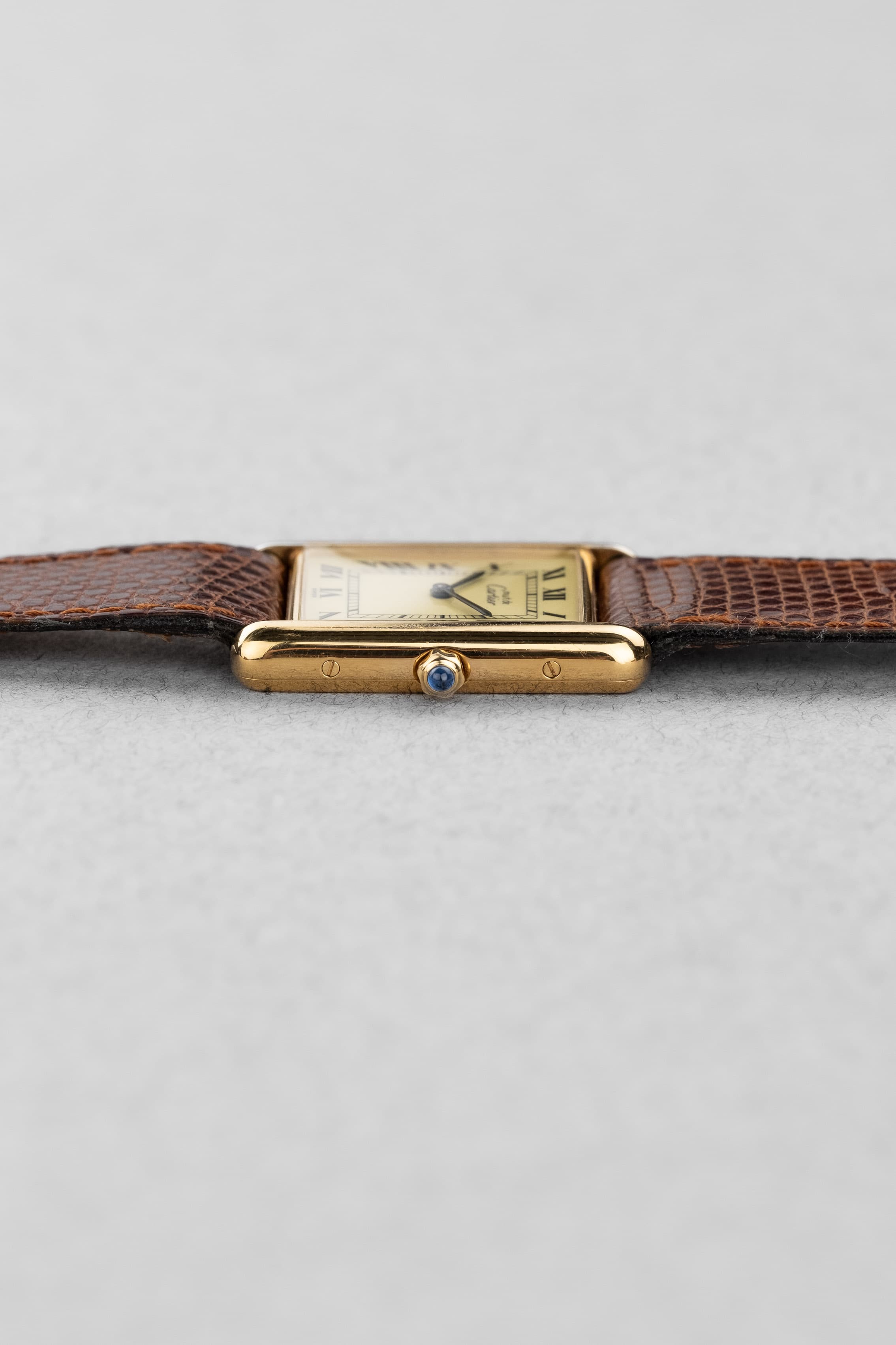 HHLV Cartier Tank Must Grande Taille « Ivory Roman » – Full Set - Right side