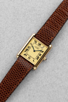 HHLV Cartier Tank Must Grande Taille « Ivory Roman » – Full Set - Three Quarters